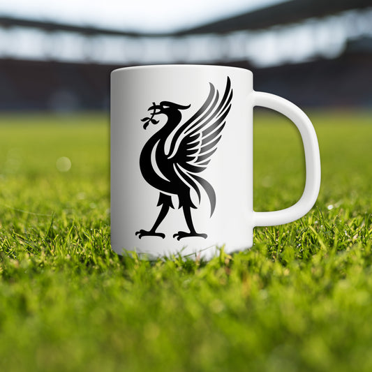 Liverpool Mugs LVP00001 Liver Bird Black